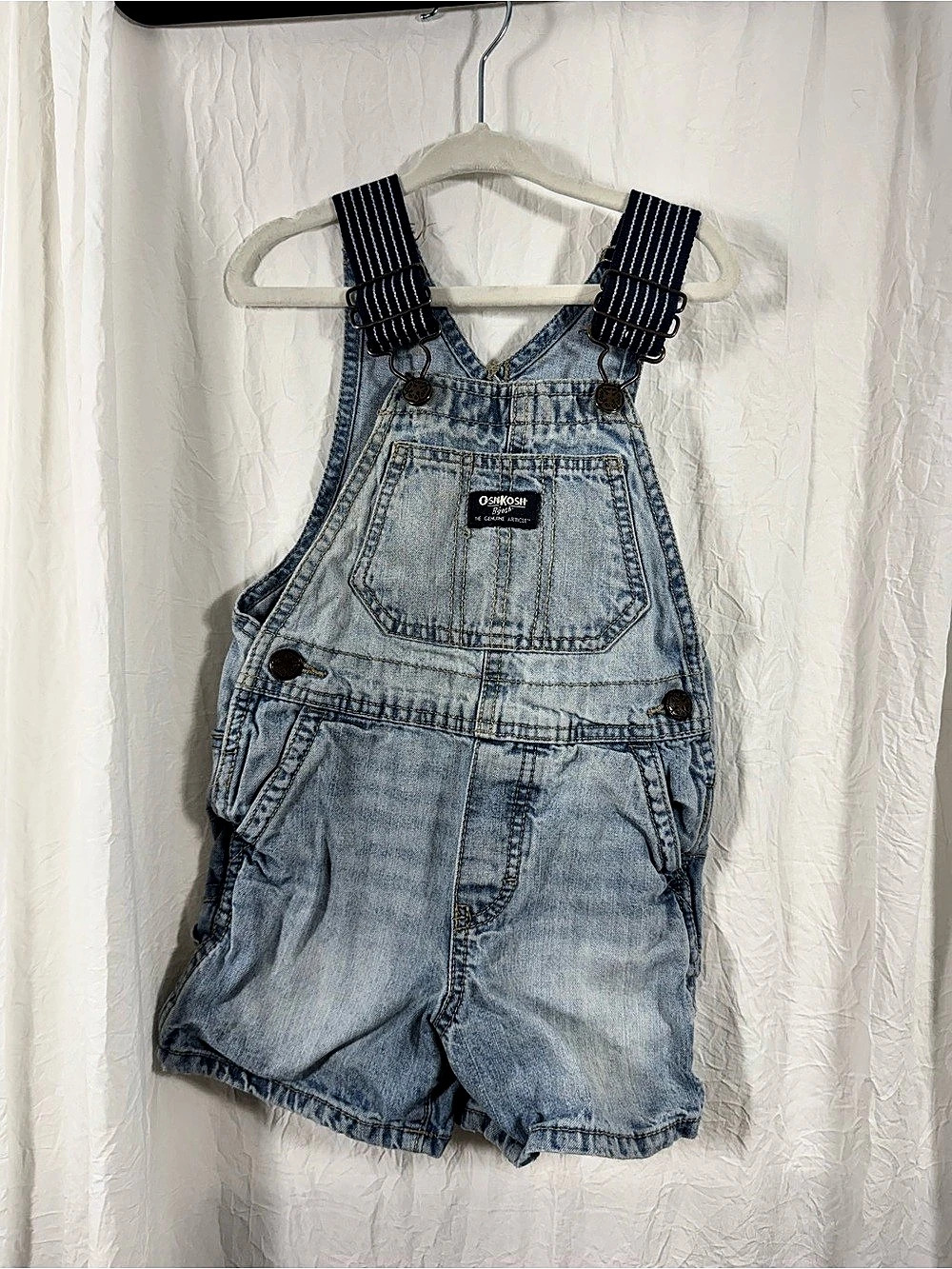 OshKosh B'gosh Vintage Denim Shortalls Girls 2T